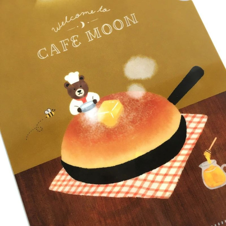 古川紙工Cafe Moon A5文件夾—小熊 x Pancake